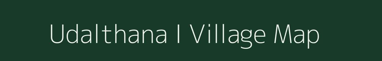 Udalthana I village map in Mizoram