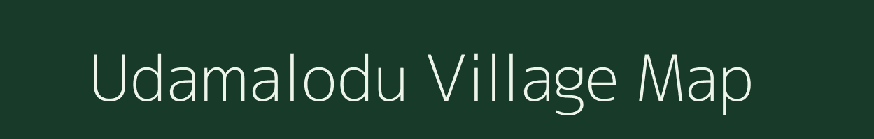 Udamalodu village map in Karnataka
