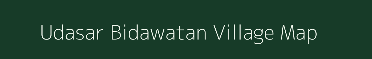 Udasar Bidawatan village map in Rajasthan