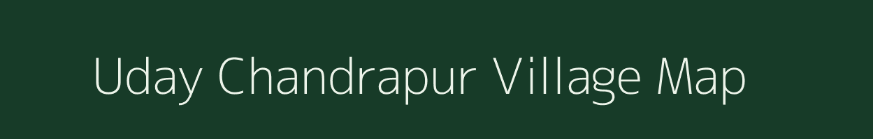 Uday Chandrapur village map in West Bengal