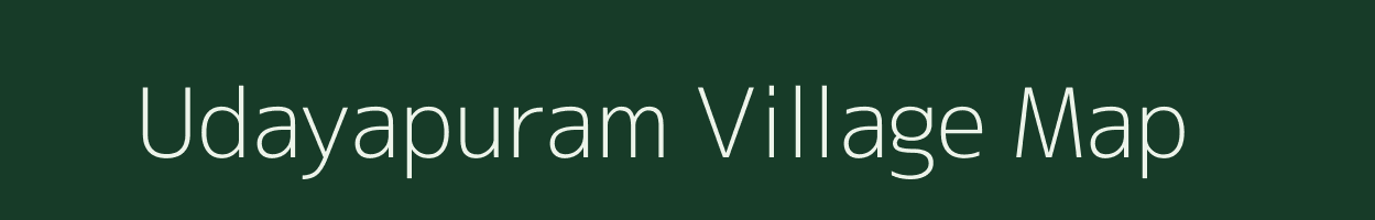 Udayapuram village map in Andhra Pradesh