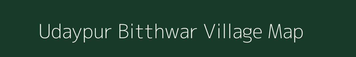 Udaypur Bitthwar village map in Bihar