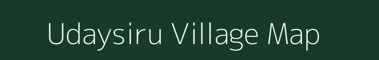 Udaysiru village map in West Bengal