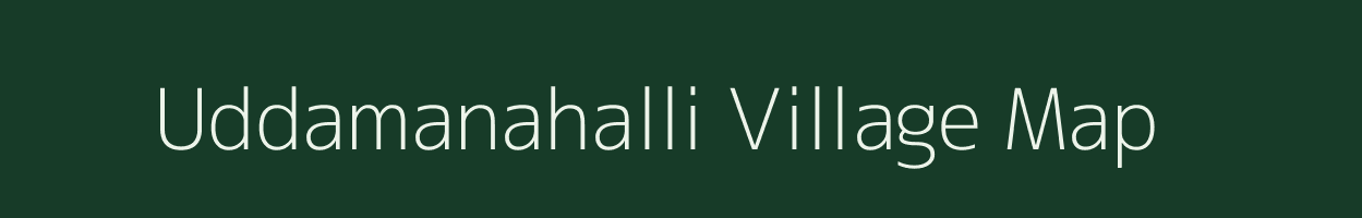 Uddamanahalli village map in Karnataka