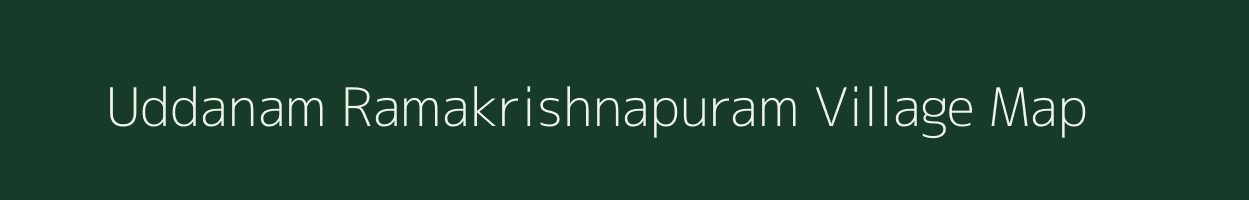 Uddanam Ramakrishnapuram village map in Andhra Pradesh