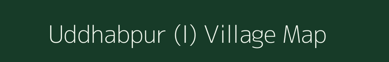 Uddhabpur (I) village map in West Bengal