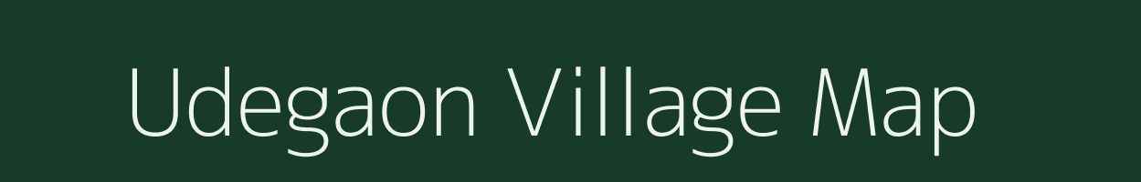 Udegaon village map in Maharashtra