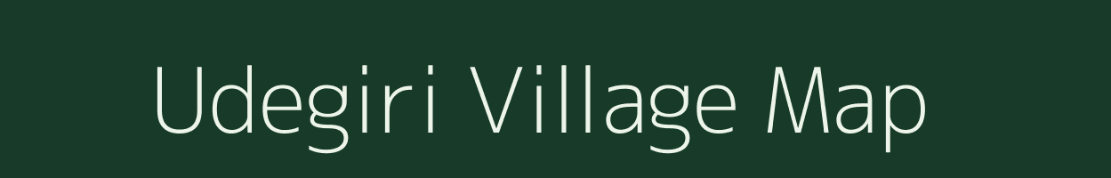 Udegiri village map in Odisha