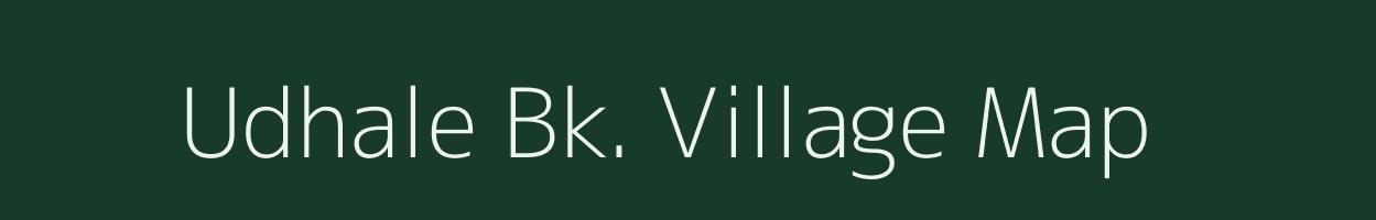 Udhale Bk. village map in Maharashtra