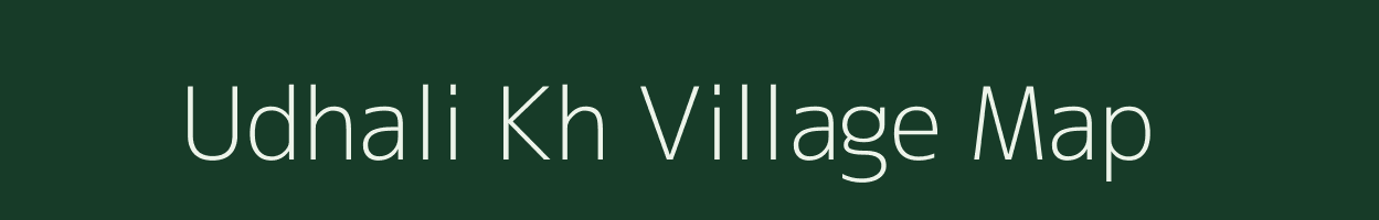 Udhali Kh village map in Maharashtra