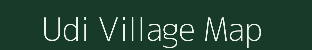 Udi village map in Madhya Pradesh