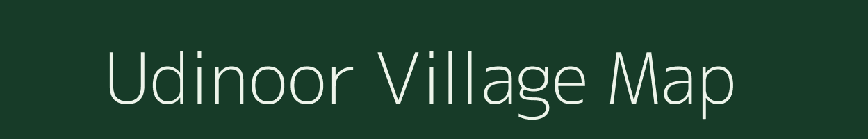 Udinoor village map in Kerala