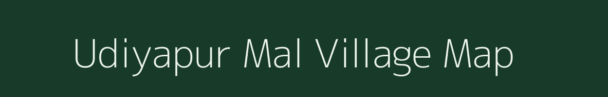 Udiyapur Mal village map in Madhya Pradesh