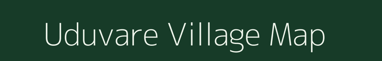 Uduvare village map in Karnataka