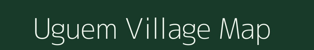 Uguem village map in Goa