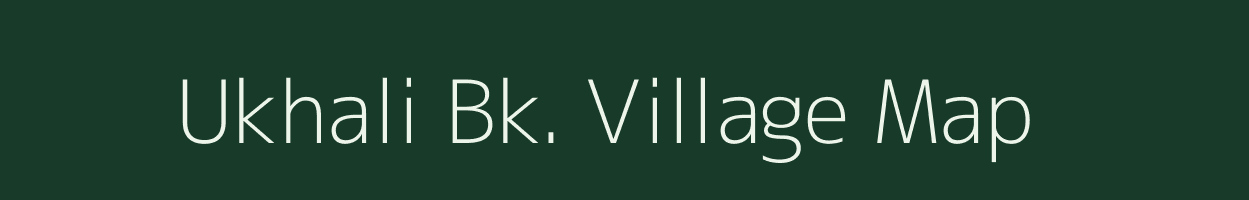 Ukhali Bk. village map in Maharashtra