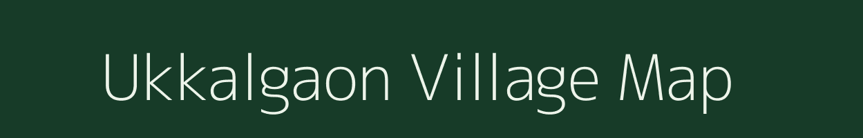 Ukkalgaon village map in Maharashtra