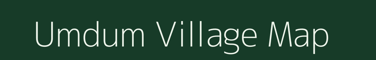 Umdum village map in Meghalaya