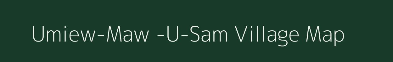 Umiew-Maw -U-Sam village map in Meghalaya