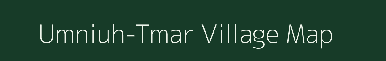 Umniuh-Tmar village map in Meghalaya