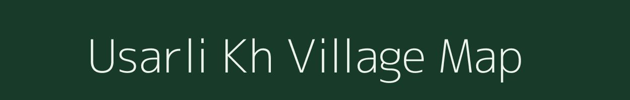 Usarli Kh village map in Maharashtra