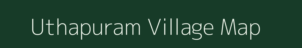 Uthapuram village map in Tamil Nadu