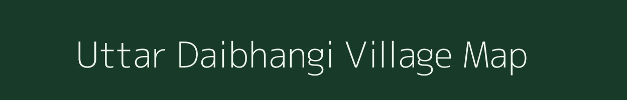 Uttar Daibhangi village map in West Bengal