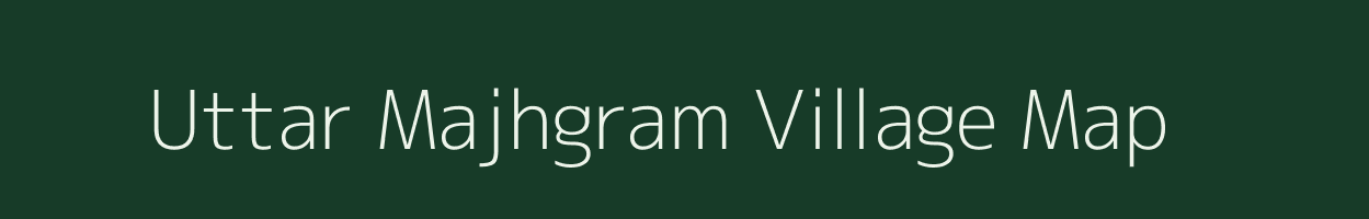 Uttar Majhgram village map in West Bengal