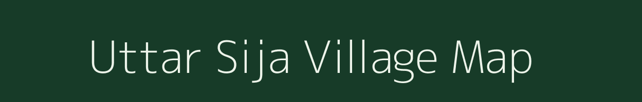 Uttar Sija village map in West Bengal