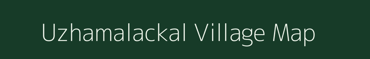 Uzhamalackal village map in Kerala