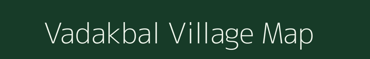 Vadakbal village map in Maharashtra