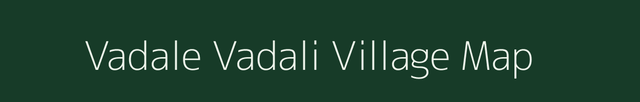 Vadale Vadali village map in Maharashtra