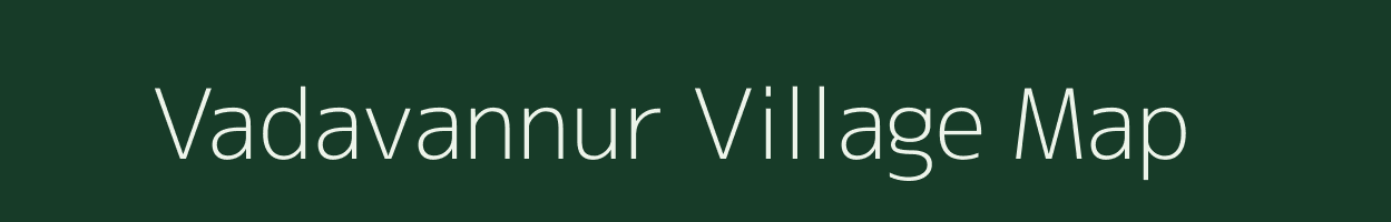 Vadavannur village map in Kerala