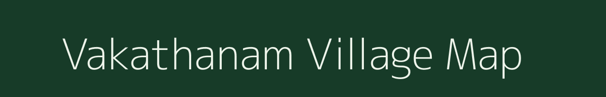 Vakathanam village map in Kerala