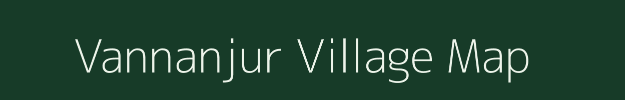 Vannanjur village map in Tamil Nadu