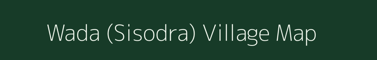 Wada (Sisodra) village map in Gujarat