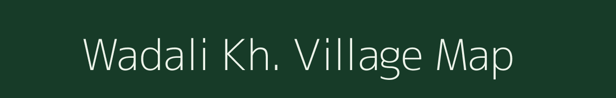 Wadali Kh. village map in Maharashtra