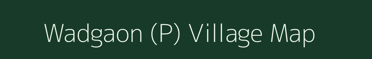 Wadgaon (P) village map in Maharashtra