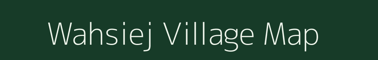 Wahsiej village map in Meghalaya