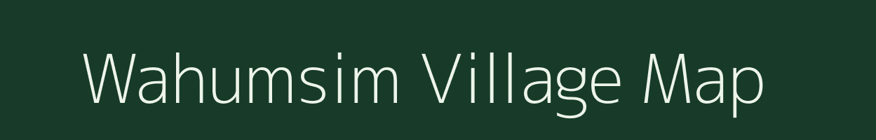 Wahumsim village map in Meghalaya