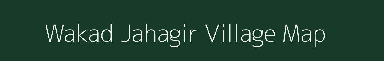 Wakad Jahagir village map in Maharashtra