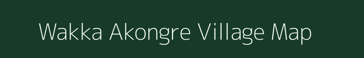 Wakka Akongre village map in Meghalaya