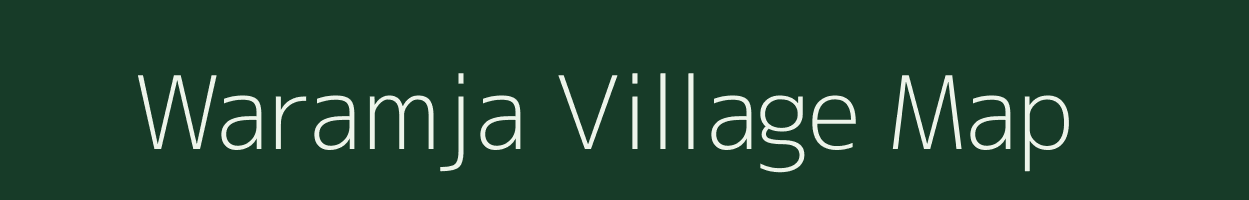 Waramja village map in Meghalaya