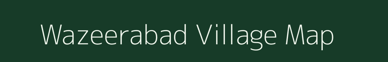 Wazeerabad village map in Rajasthan