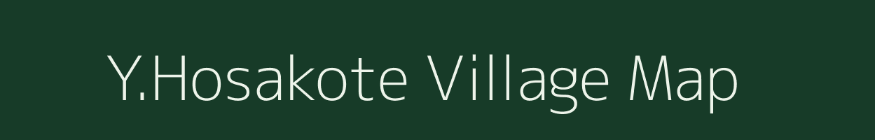 Y.Hosakote village map in Karnataka