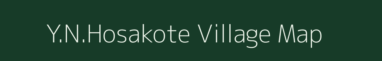 Y.N.Hosakote village map in Karnataka