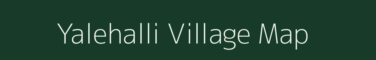 Yalehalli village map in Karnataka