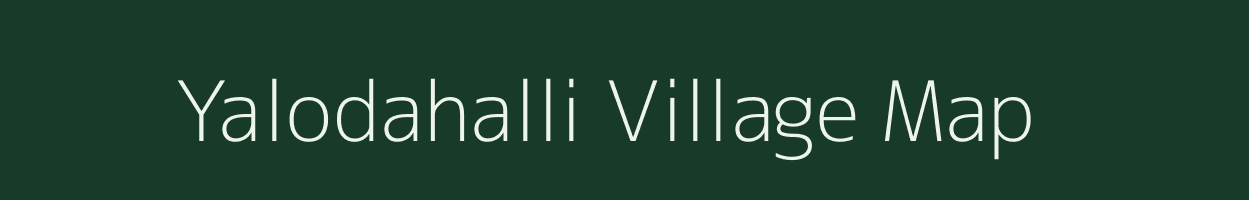 Yalodahalli village map in Karnataka