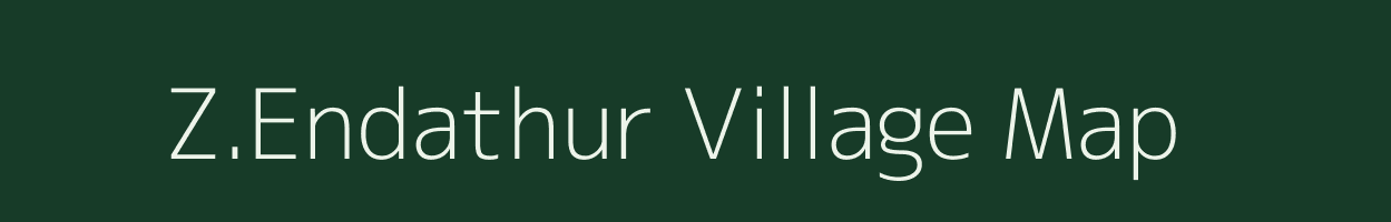 Z.Endathur village map in Tamil Nadu