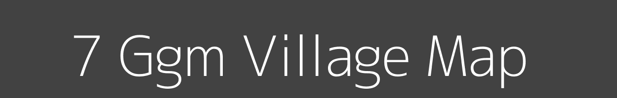 Map of 7 Ggm Village in Rajasthan Image